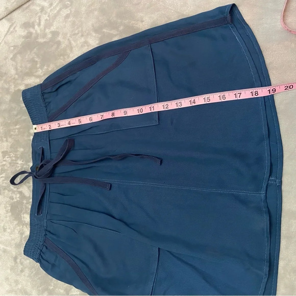 Anthropologie Maeve A-Line drawstring pull-on Skirt Blue 28768 - Picture 5 of 8